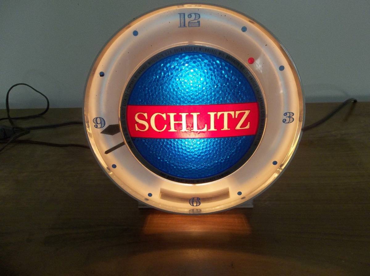 SCHLITZ シュリッツビール Schlitz シュリッツ ライトサイン ステンド 
