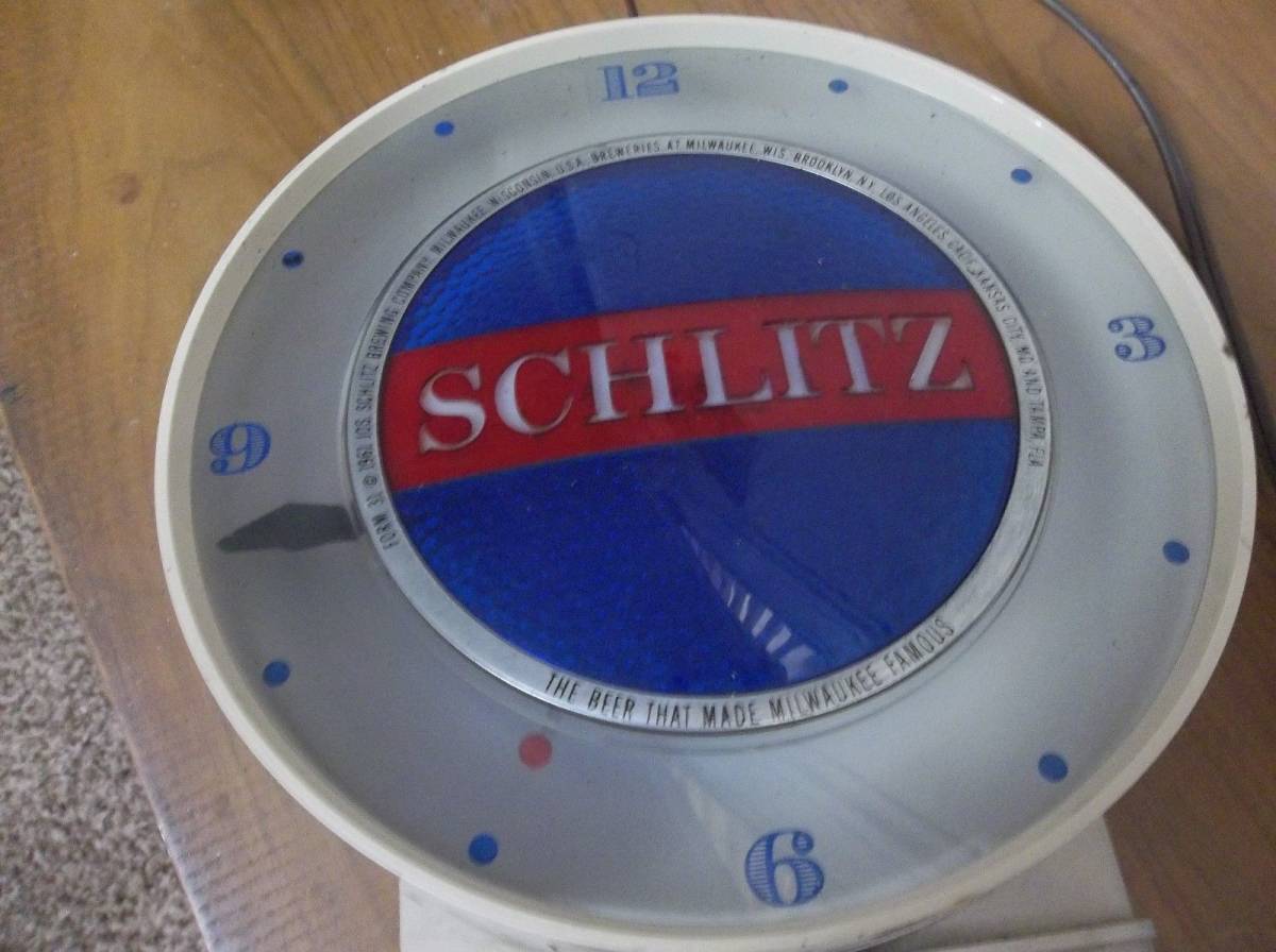 SCHLITZ シュリッツビール Schlitz シュリッツ ライトサイン ステンド 
