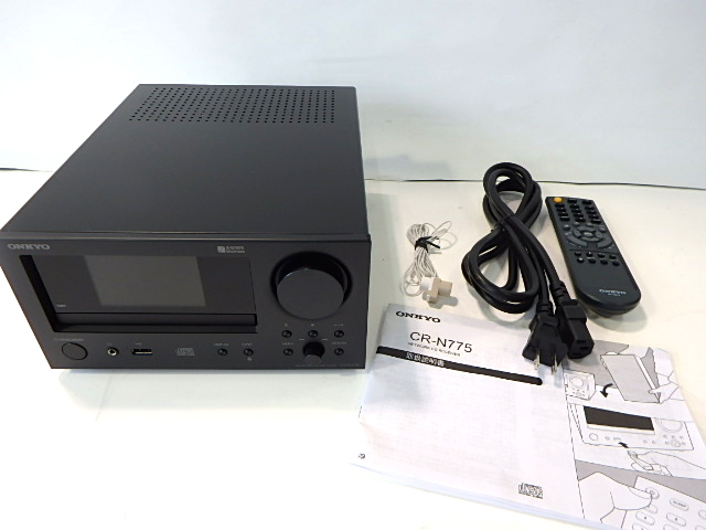 美品◇ONKYO/オンキョー CR-N775 ネットワークCDレシーバー◇ハイレゾ
