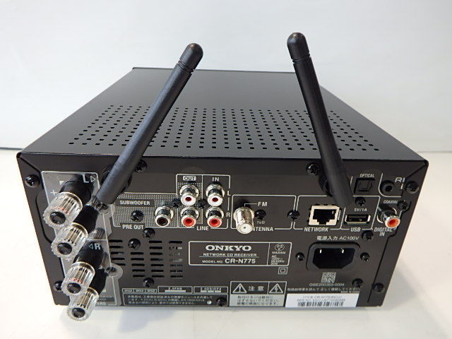 美品◇ONKYO/オンキョー CR-N775 ネットワークCDレシーバー◇ハイレゾ