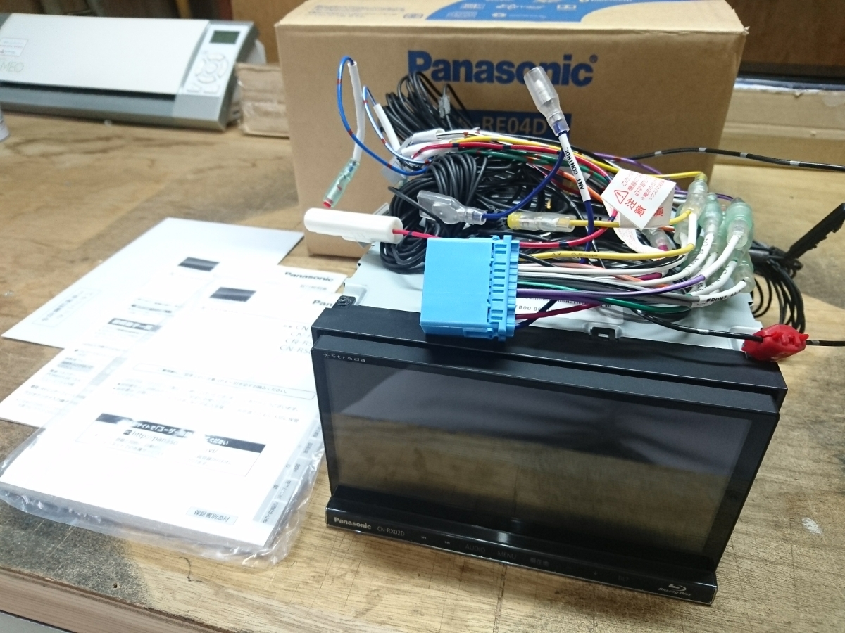 Panasonic strada CN-RX02D 2din カーナビ ☆30日保証☆地図2026年