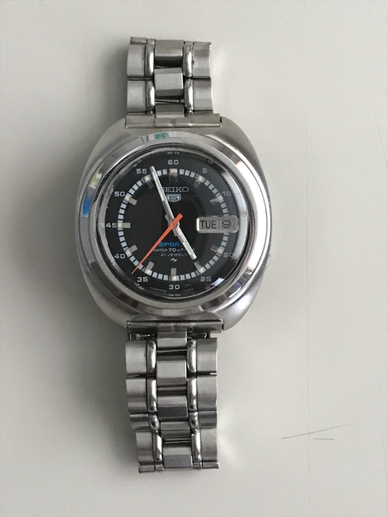 SEIKO セイコー 5スポーツ 自動巻き 稼働品 ジャンク 稼働 ジャンク