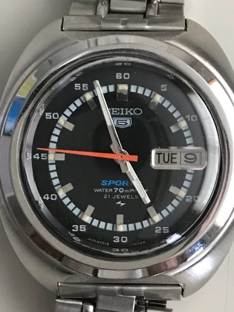 SEIKO セイコー 5スポーツ 自動巻き 稼働品 ジャンク 稼働 ジャンク