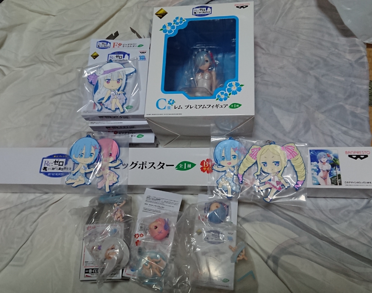 【本物保証，定番】 一番くじ プレミアム Re:ゼロから始める異世界生活 夏だ 海だ 異世界召喚 C賞 レム(その他)｜売買されたオークション情報、yahooの商品情報をアーカイブ公開 - オークファン その他