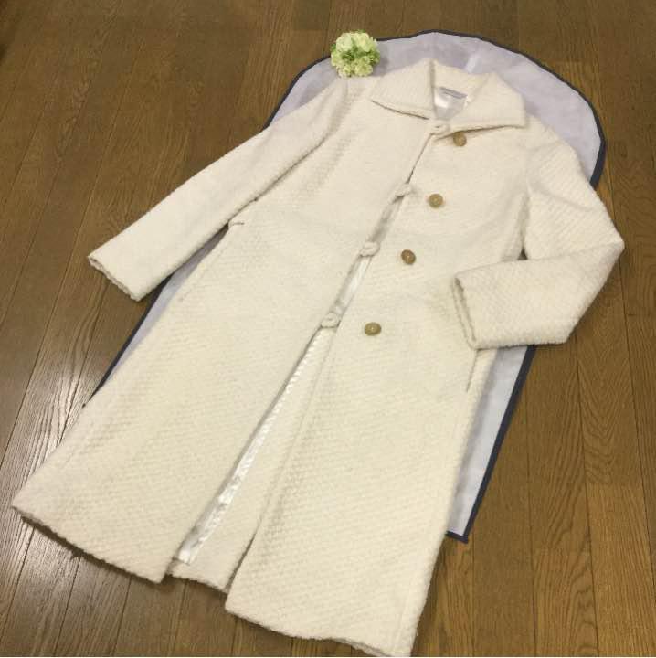 BARNEYS ロングコート NEWYORK NEW コート ウール100% ブラック 