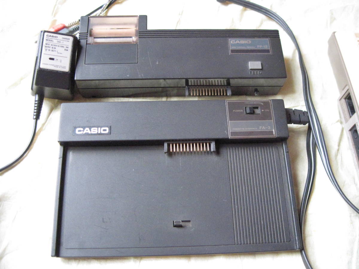 CASIO ポケコンPB-410 プリンターFA-3 FP-12S セット Yahoo