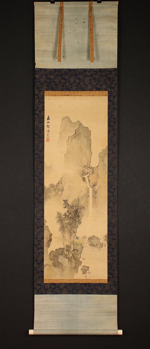 安い，最新作 模写 一灯 b2013 春木南溟 夏山観瀑図 春木南湖の子 江戸時代(山水、風月)｜売買されたオークション情報、yahooの商品情報をアーカイブ公開 - オークファン 山水、風月