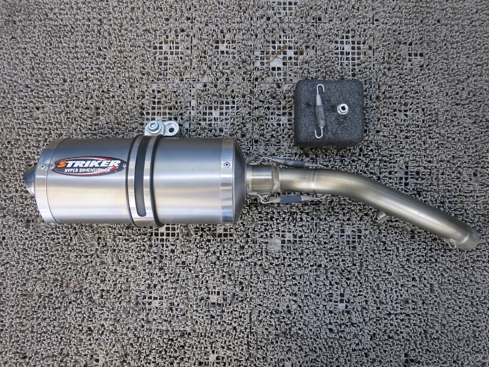 Dトラッカー125 KLX125 ストライカー STRIKER チタン マフラー