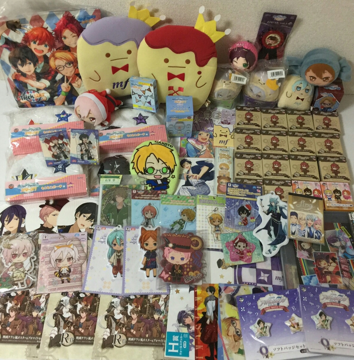 アイナナ あんスタ グッズ大量セット王様プリンぬいぐるみ クッション ポーチ ラバーストラップうちわ色紙フィギュア クリアケースアクリル コミック アニメグッズ 売買されたオークション情報 Yahooの商品情報をアーカイブ公開 オークファン Aucfan Com