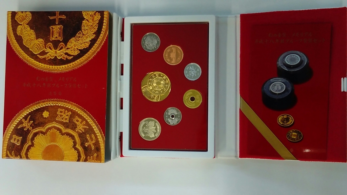 未使用】プルーフ貨幣セット 幻の金貨メモリアル(平成十八年銘) 2006年