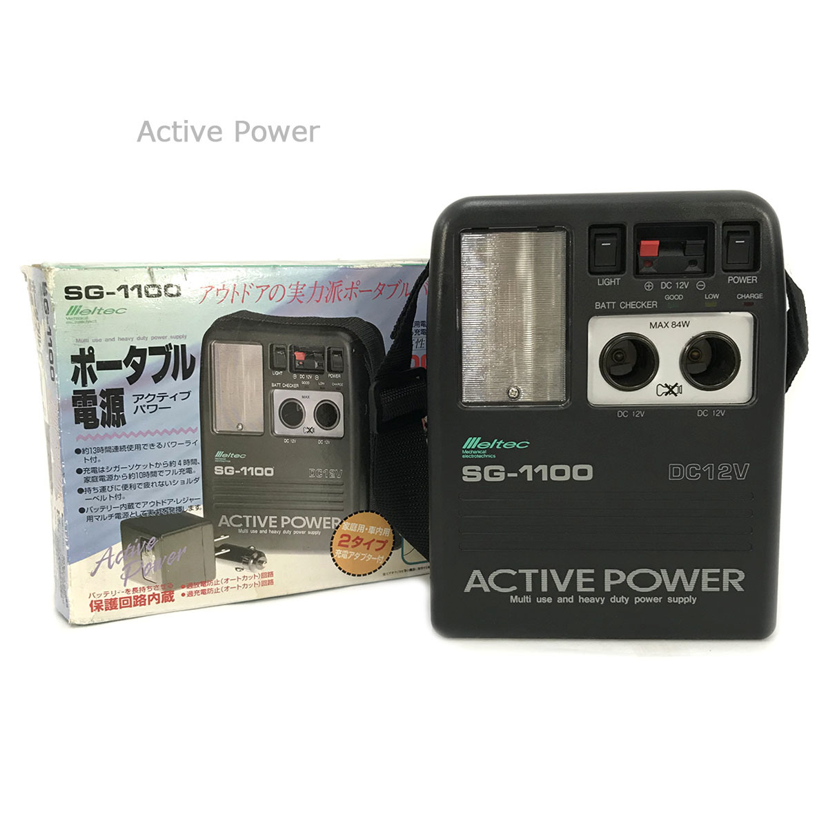 メルテック SG-1100 ポータブル電源 DC12V