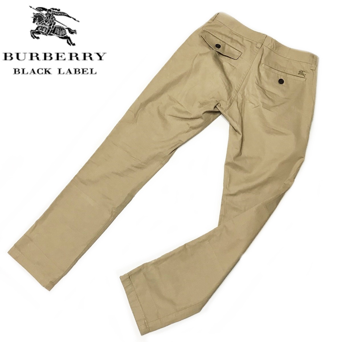 即決☆BURBERRY BLACK LABEL☆バーバリーブラックレーベル チノパン 