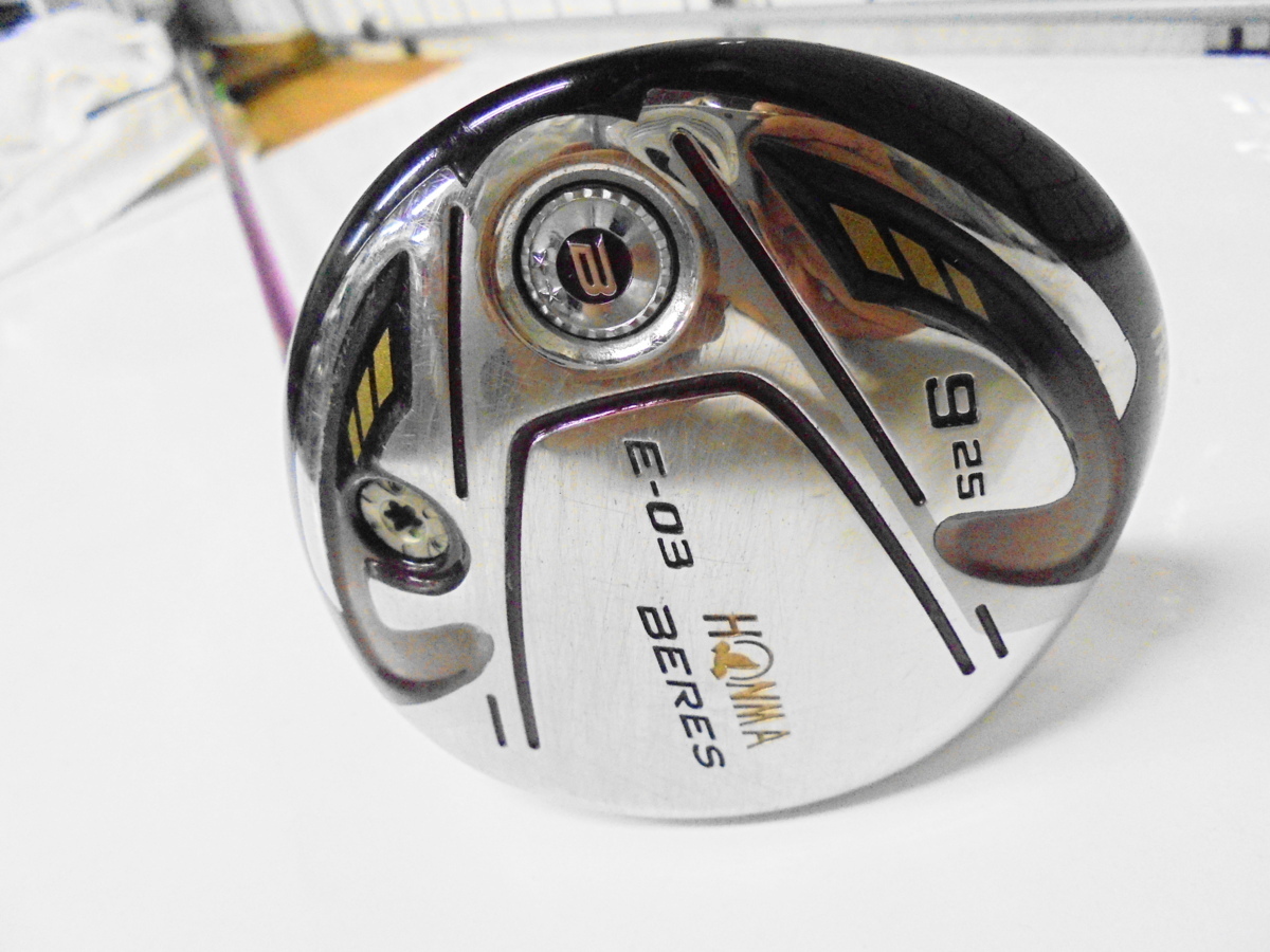 中古品☆ホンマ HONMA BERES E-03 ☆9W 25°☆ARMRQ8 40（L） 【公式通販】