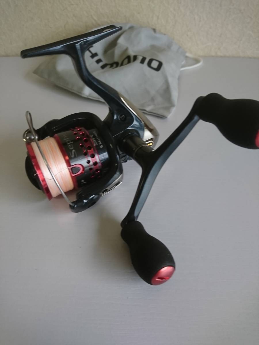 美品 SHIMANO 08セフィアCi4 C3000SDH ダブルハンドル シマノ エギング