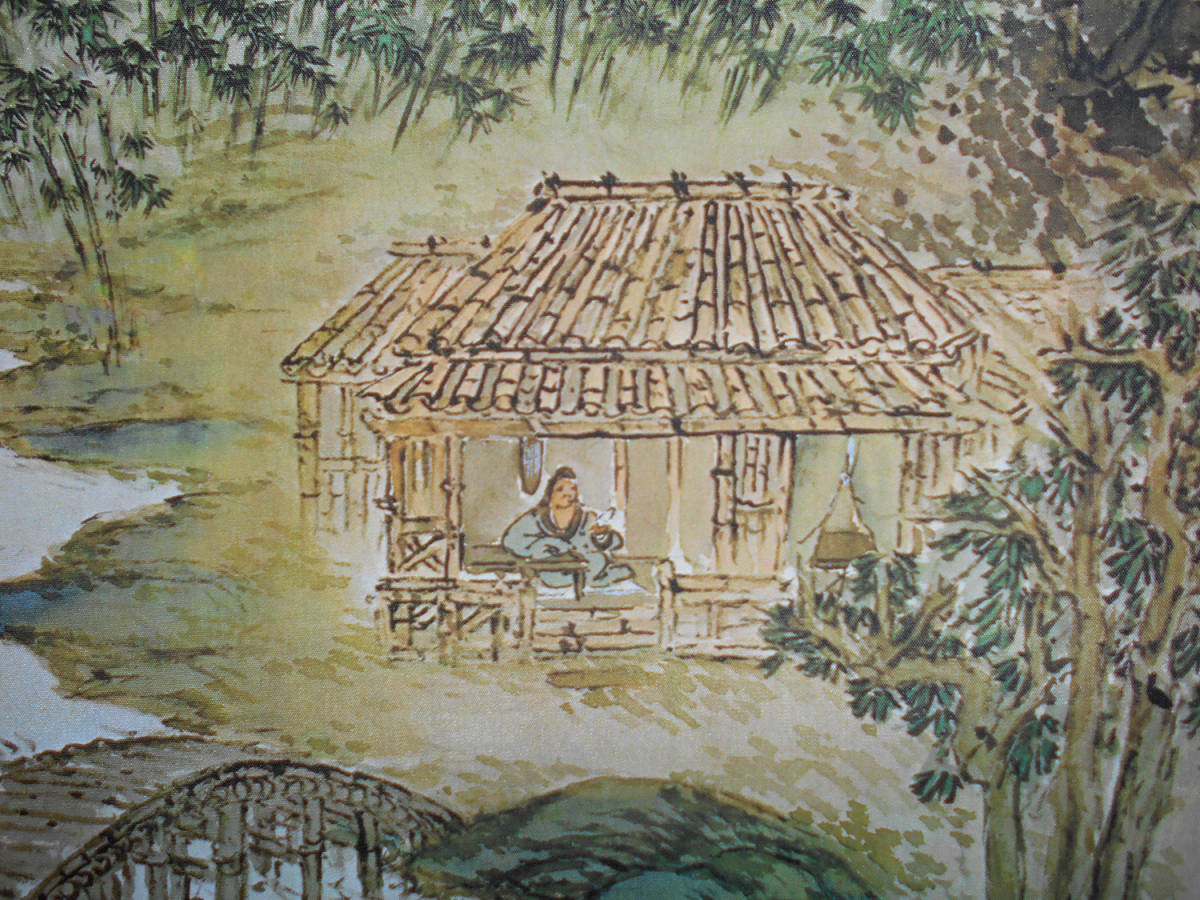 人気セール，正規品 富岡 鉄斎 『王元之竹楼記』 複製工芸画 掛け軸