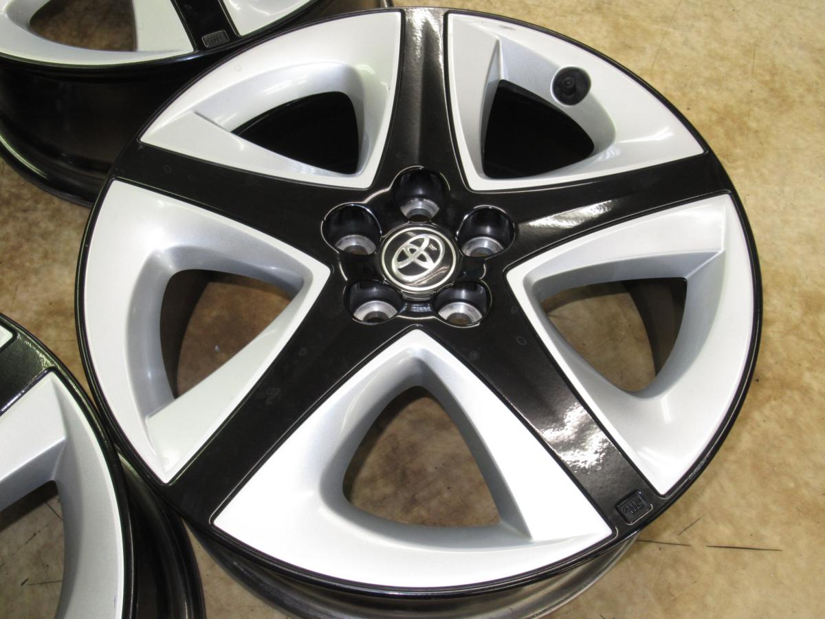 程度良品！トヨタZVW50プリウスSツーリング純正 7J-17 off+50 pcd100