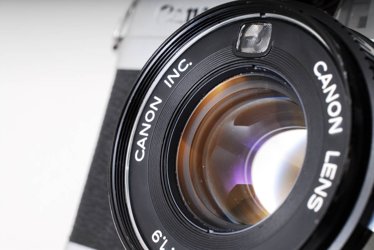 Canon キャノン Canonet QL17 - ブラック 40mm キヤノン(CANON)|レンジ