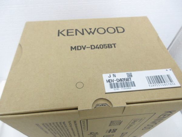 【新品】未開封 ケンウッド KENWOOD MDV-D405BT 2018年製 ワンセグ Bluetooth内蔵 DVD USB SD 彩速ナビ カーナビ ■L19688YER-180903-22