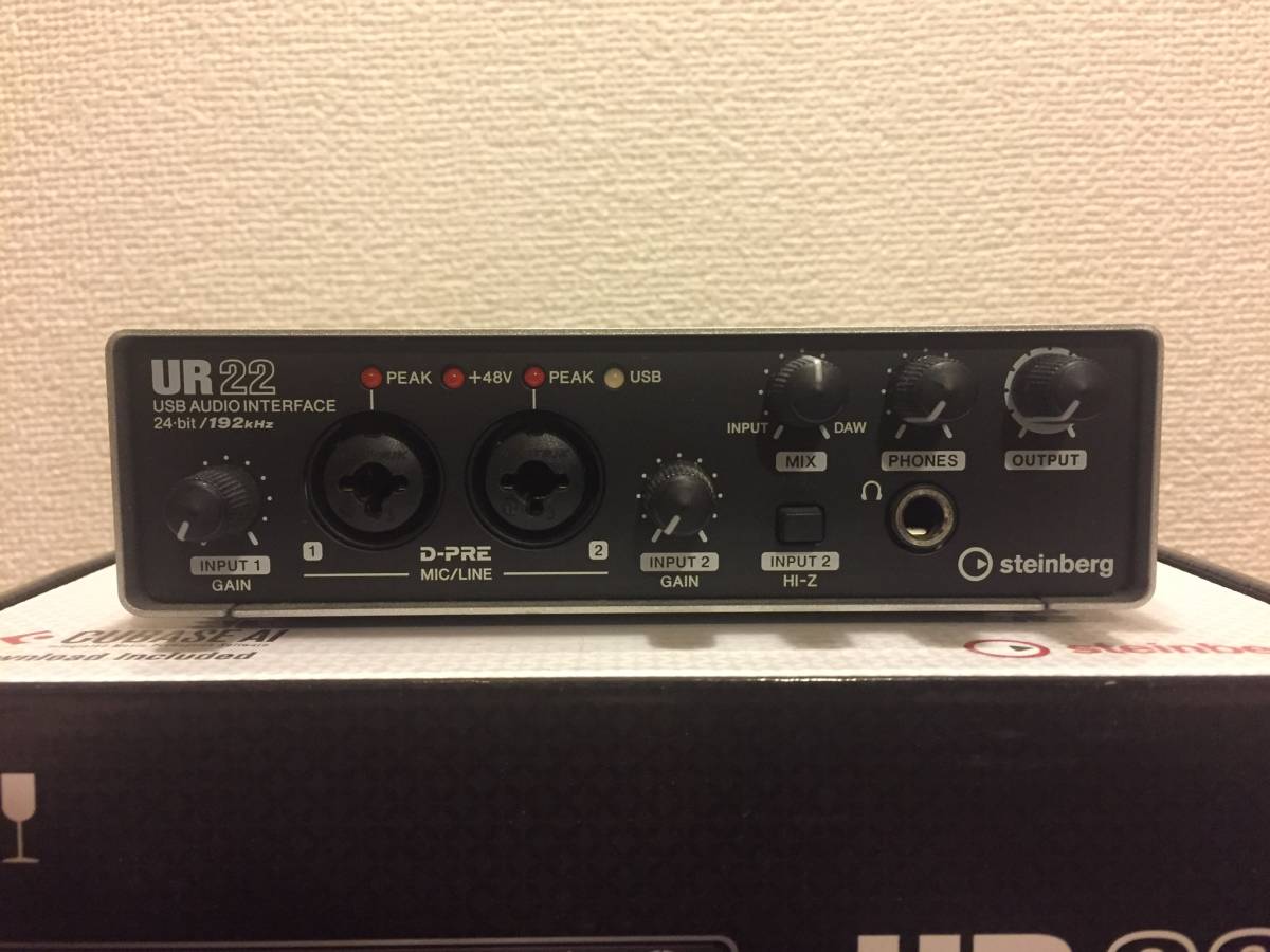 中古】 steinberg ur22 オーディオインターフェース UR 22 mk II 中古】 steinberg ur22 オーディオインターフェース UR 22 mk II