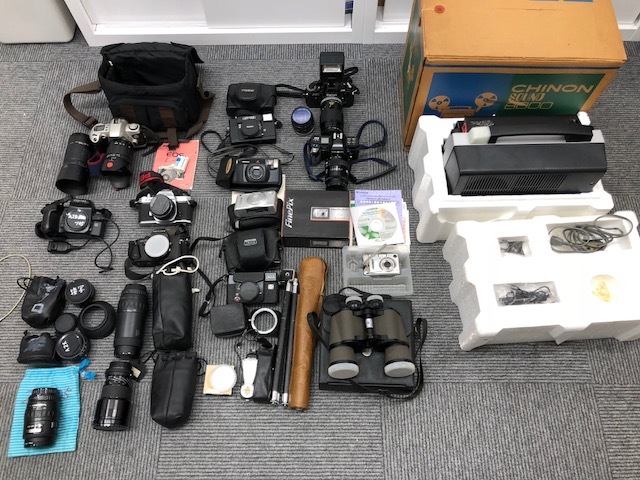 ジャンク品カメラやレンズその他おまとめ Canon/Nikon/MINOLTA/YASHICA