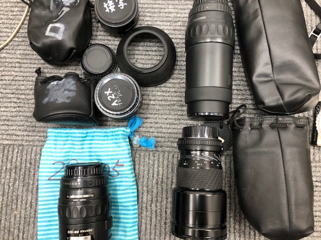 【ジャンク】カメラ レンズ minolta Canon など 10台② ジャンク品カメラやレンズその他おまとめ Canon/Nikon/MINOLTA/YASHICA