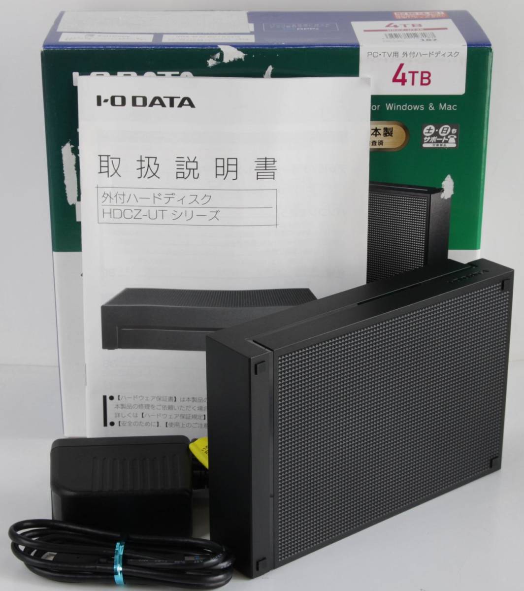 ◇I・O DATA USB3.0対応 HDCZ-UT4K 4TB 【公式通販】