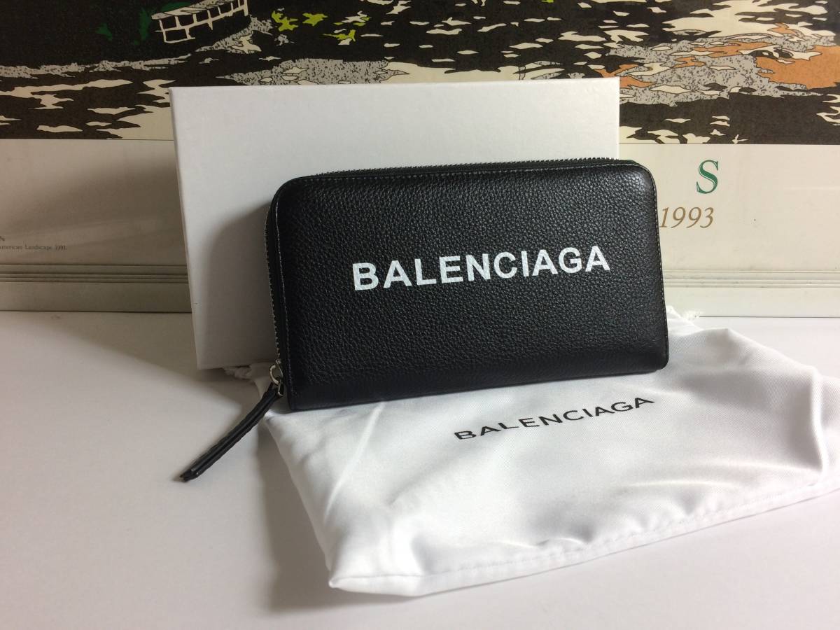 BALENCIAGA】バレンシアガ 長財布 ラウンドジップ BK バレンシアガ 長 