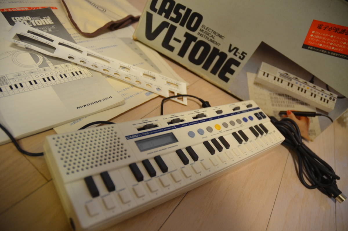 □CASIO□VL-5□TONE□状態良好□付属品完備□レトロなミニキーボード