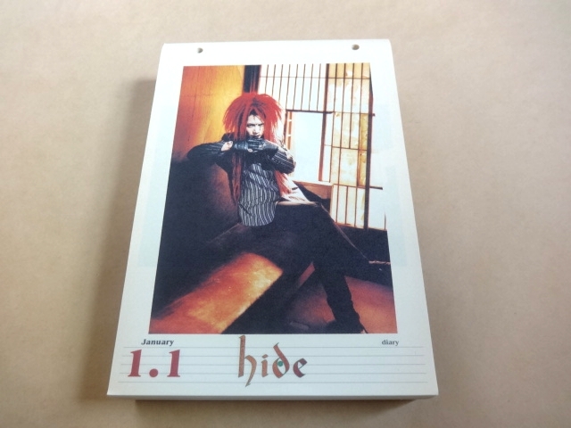 ☆ hide diary year book 「夢想暦 Ⅲ」 日めくりカレンダー ☆ 未開封