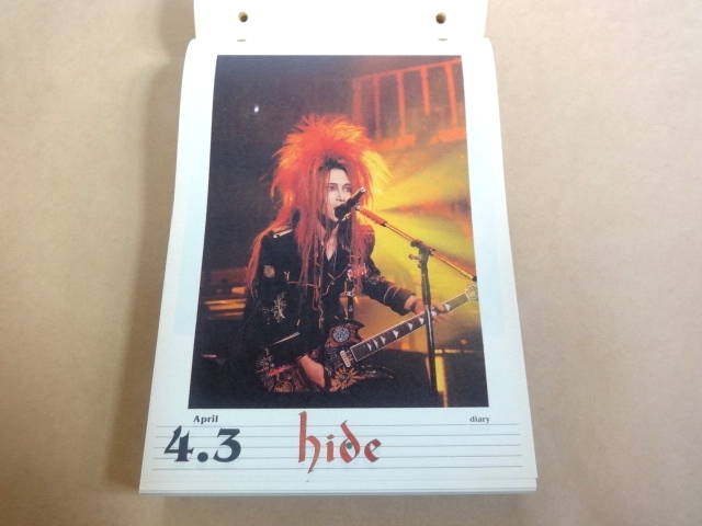☆ hide diary year book 「夢想暦 Ⅲ」 日めくりカレンダー ☆ 未開封