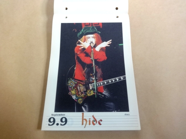☆ hide diary year book 「夢想暦 Ⅲ」 日めくりカレンダー ☆ 未開封