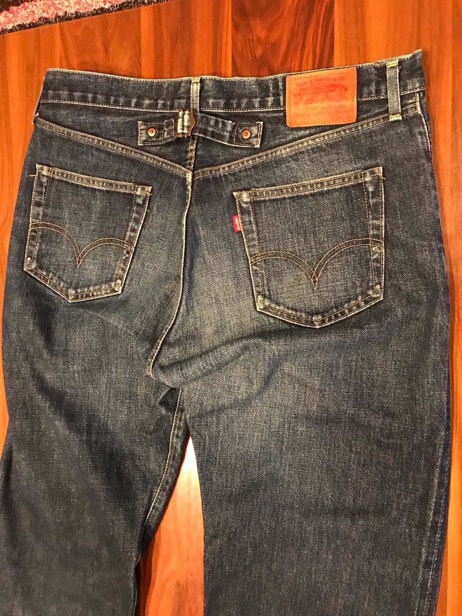  日本製 濃紺 Levi&rsquo;s リーバイス 702 Big E w36 イイ色落ち 実寸w92cm(W36)｜売買されたオークション情報、yahooの商品情報をアーカイブ公開 - オークファン W36