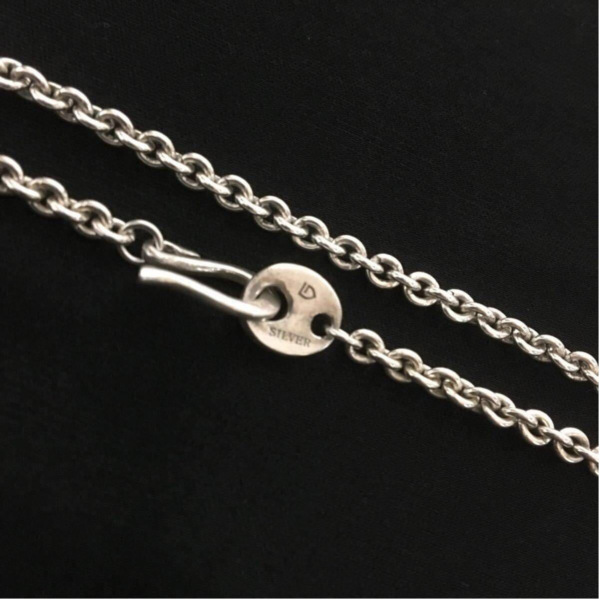ガルニ GARNI フック ネックレス シルバー925 メンズ ラウンド編み込み 