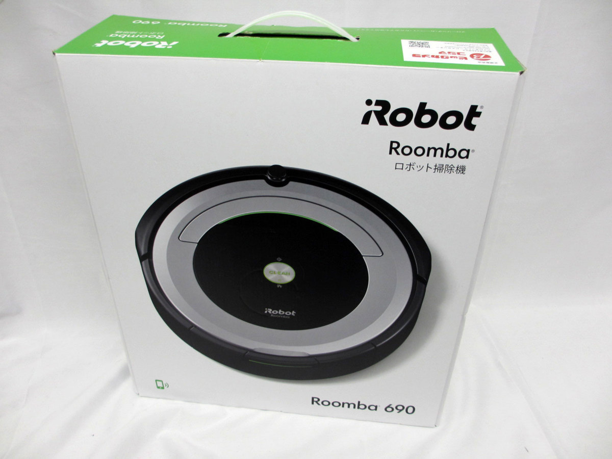 未使用 iRobot ロボット掃除機 ルンバ690[ec08] ロボット掃除機 - R690060 価格比較 ルンバ690 Roomba（ルンバ