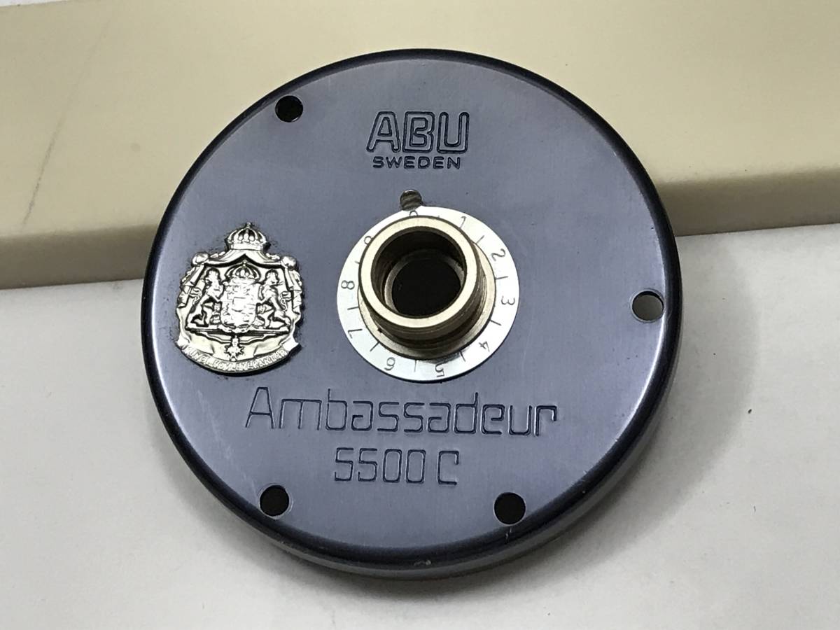 1974年製! ABU Ambassadeur 5500C ベイトリール 左サイドプレート 