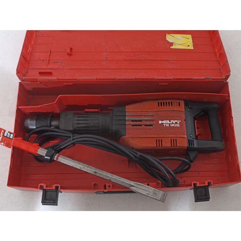 HILTI ヒルティ 電動ハツリ機 TE905 中古品 電動ハンマー チゼル付