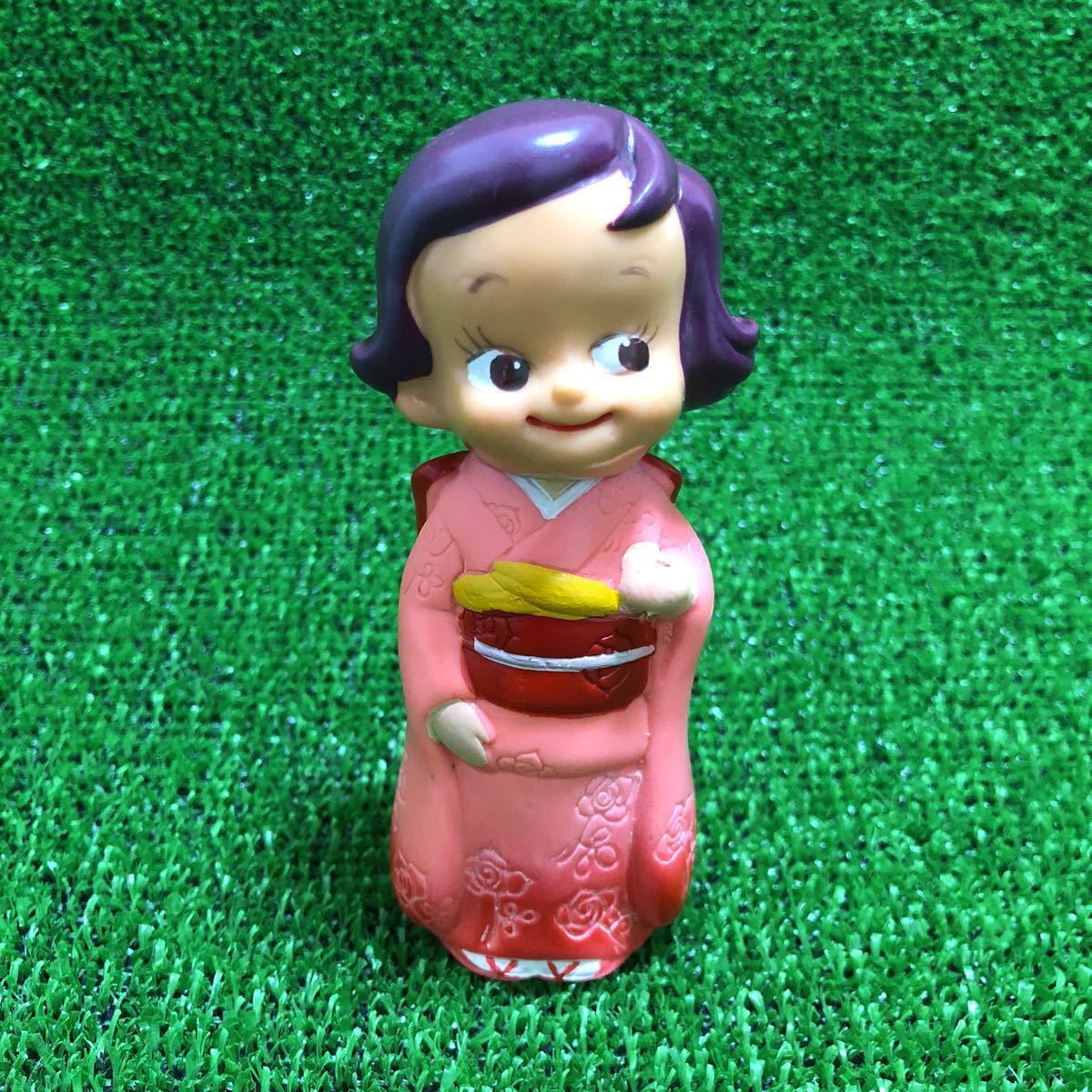 のばらちゃん 貯金箱 ソフビ 第一勧業銀行 非売品 かんぎん 昭和レトロ 