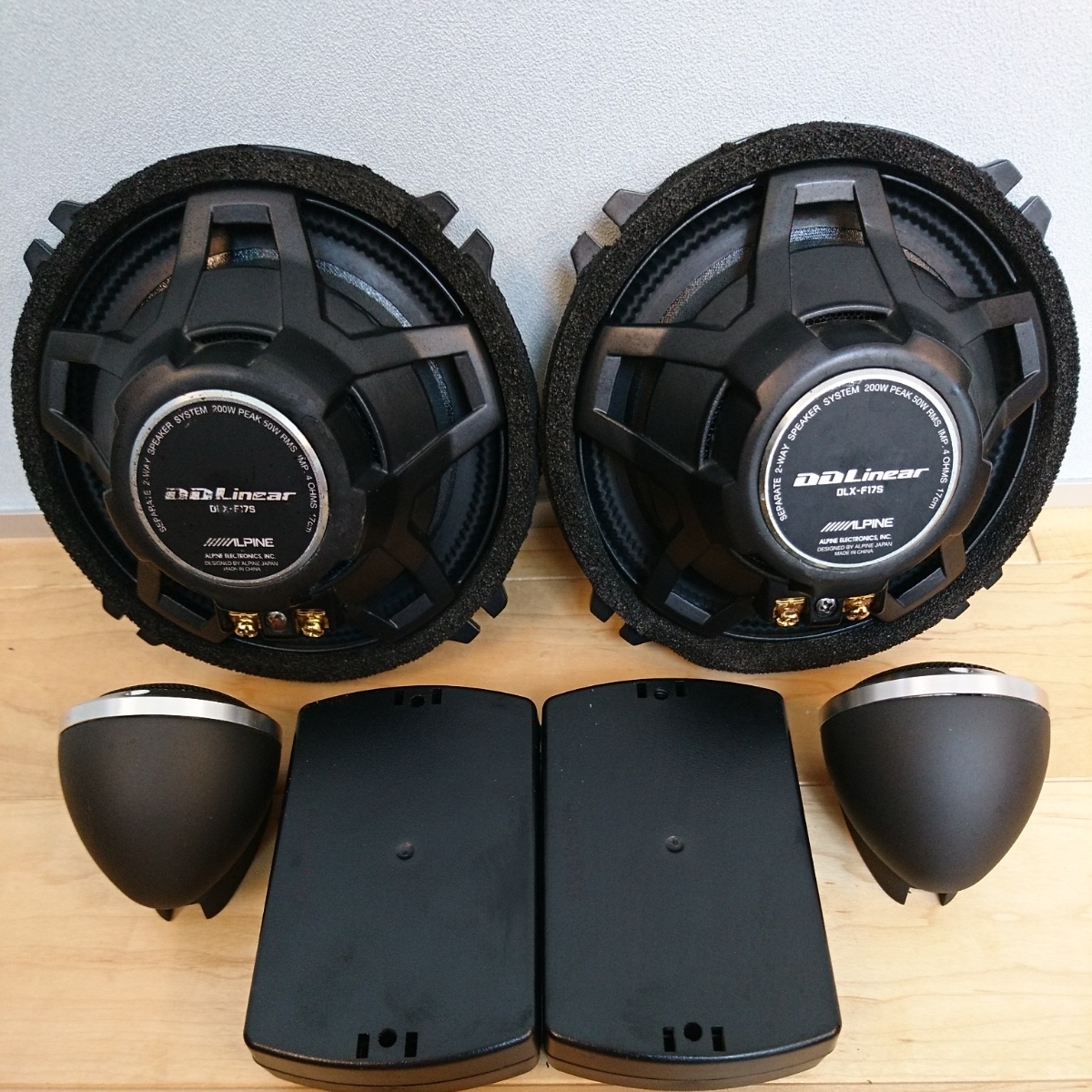 DLX-F17S ALPINE アルパイン カースピーカー クロスオーバー 展示品