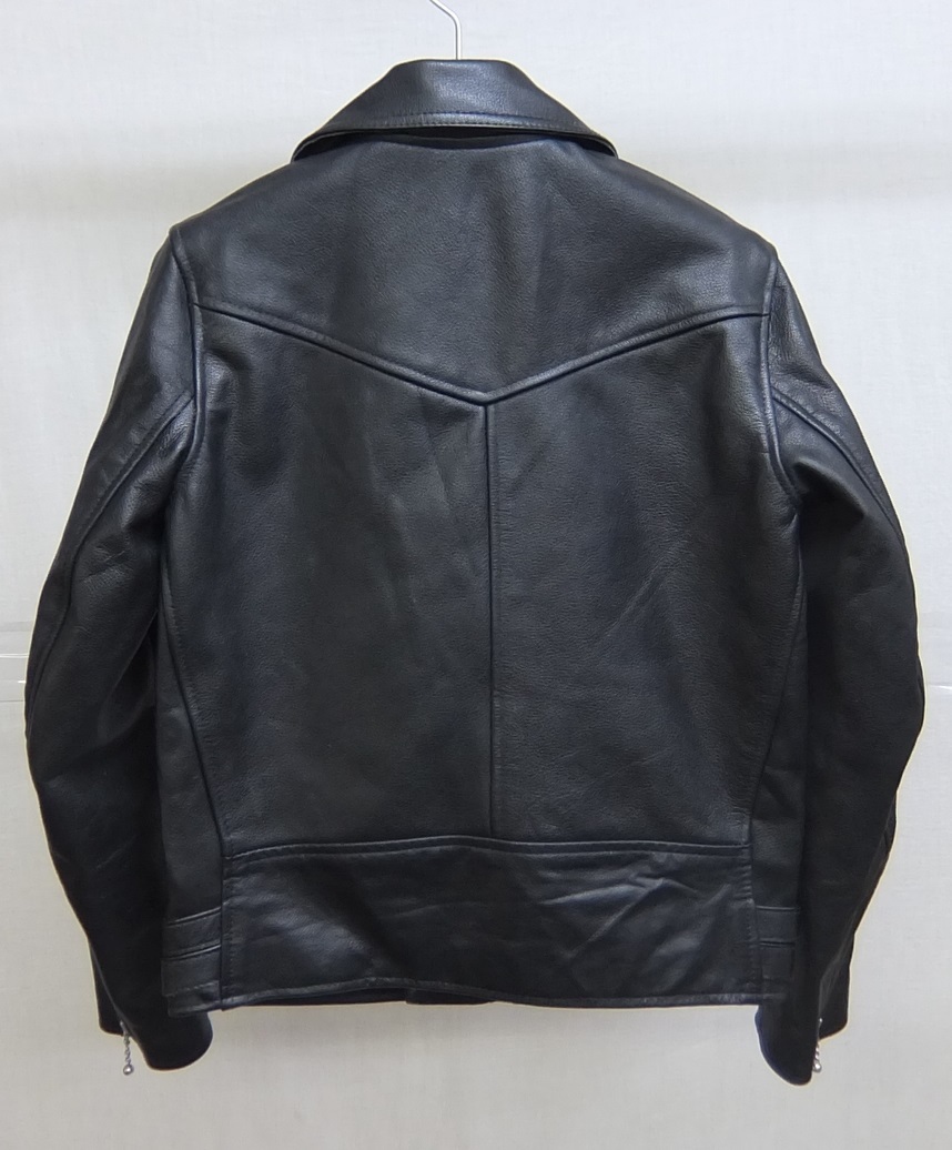 HELL CAT PUNKS レディース レザーライダースジャケット 黒 M 牛革 
