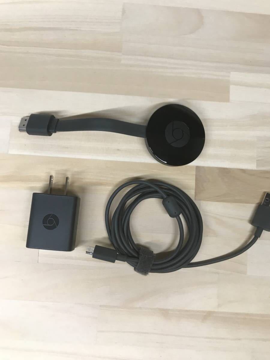 Google chromecast グーグル クロームキャスト 第二世代 ブラック 中古