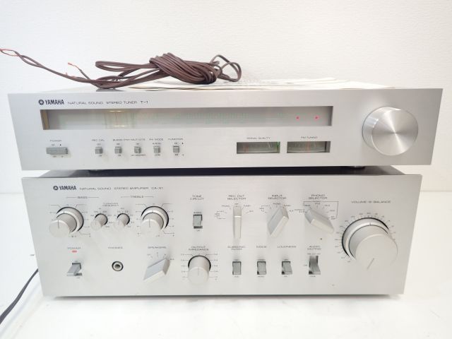 新作入荷，新作登場 YAMAHA ヤマハ CA-S1 + T-1 プリメインアンプ/AM FMチューナー 5420B-1(YAMAHA)｜売買されたオークション情報、yahooの商品情報をアーカイブ公開 - オークファン YAMAHA
