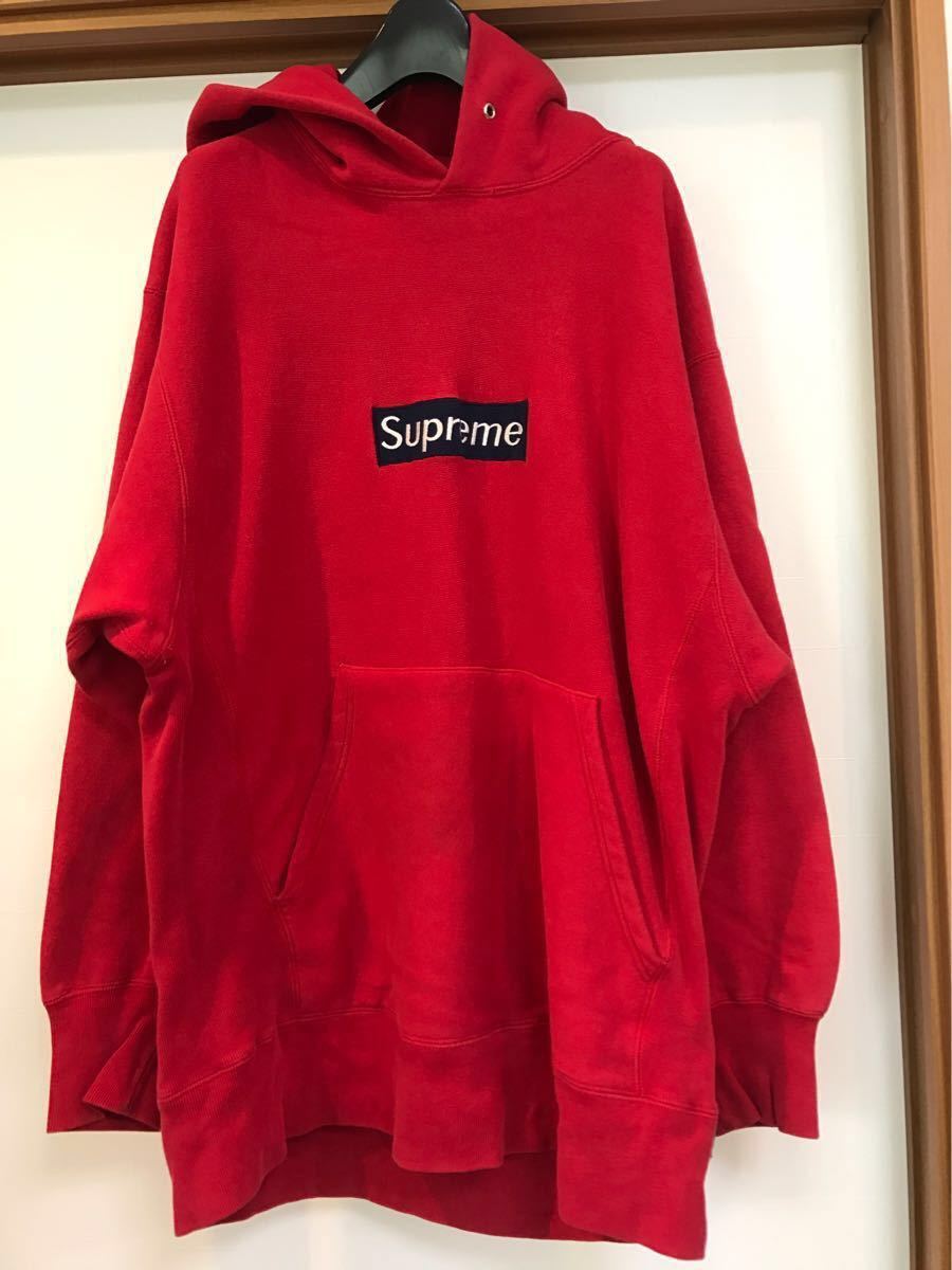 数量限定，本物保証 supreme 赤 ボックスロゴ パーカー 初期 90s サイズＬ 正規品 レア物 シュプリーム 赤(パーカ)｜売買されたオークション情報、yahooの商品情報をアーカイブ公開 - オークファン 男性用