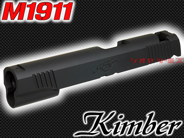 新作登場，最新作 AF製 マルイ M1911&HI-CAPA用 KIMBER WARRIORタイプ アルミ スライド BKカラー(MEU キンバー SLIDE