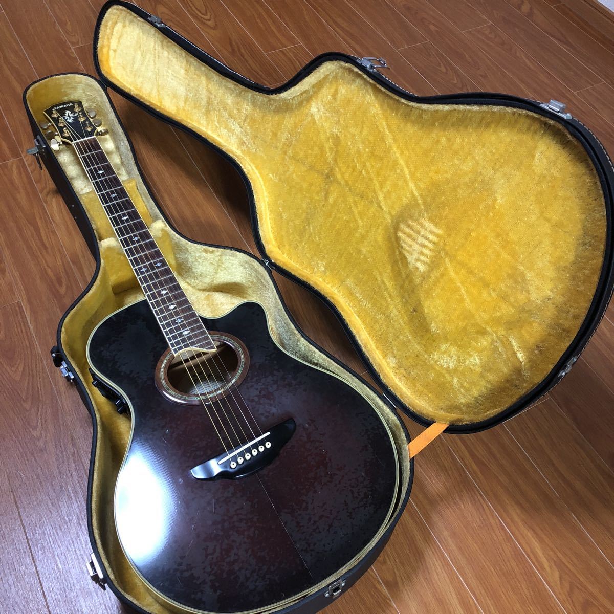 ☆YAMAHA☆APX-10A レッドバースト 現状品 塗装白濁有り エレアコ 