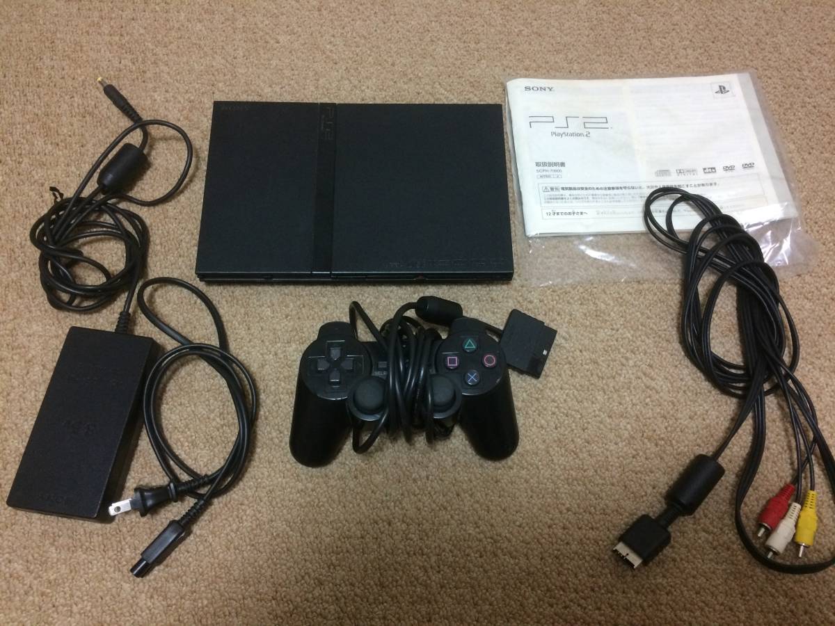 プレイステーション2 SCPH-70000CB PS2 本体 箱説 中古 【公式通販】