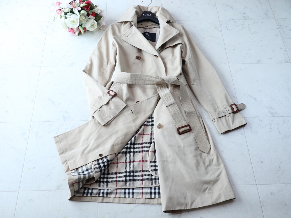 ☆BURBERRY バーバリーロンドン☆正統派☆裏ノバチェック ウール 