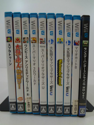 ジャンク 任天堂 WiiU ソフト セット スプラトゥーン マリオ 菅47 Wii
