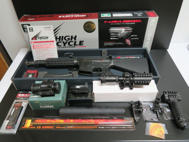 ☆東京マルイ MARUI M4CRW ハイサイクル エアガン ジャンク扱い 11-7