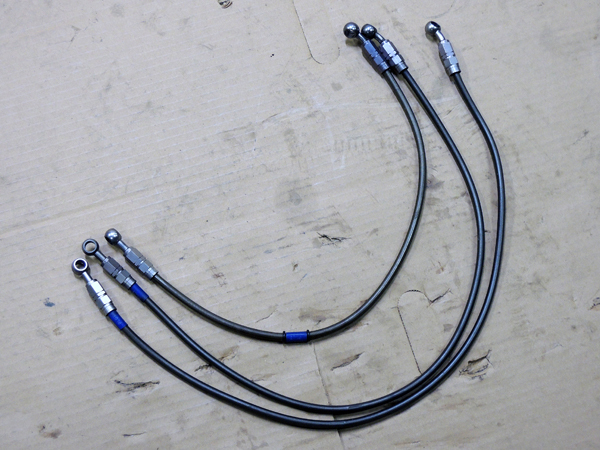 プロト PLOT SWAGE-LINE スウェッジライン ステン メッシュ ブレーキ ホース ステン フィッティング 検索用： Z1 Z2 GPZ 900 R ゼファー