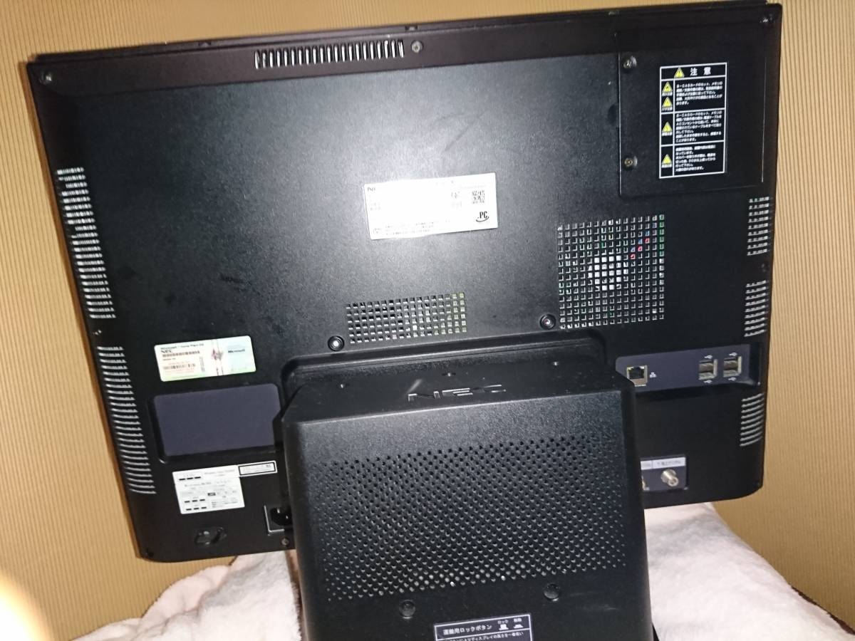 NEC VALUESTAR W デスクトップ ファインブラック パソコン・周辺機器 【美品】TVパソコン PC-VW770CS6B Core i5 Win7 地デジ,CS,BS FULLHD 23インチ A27